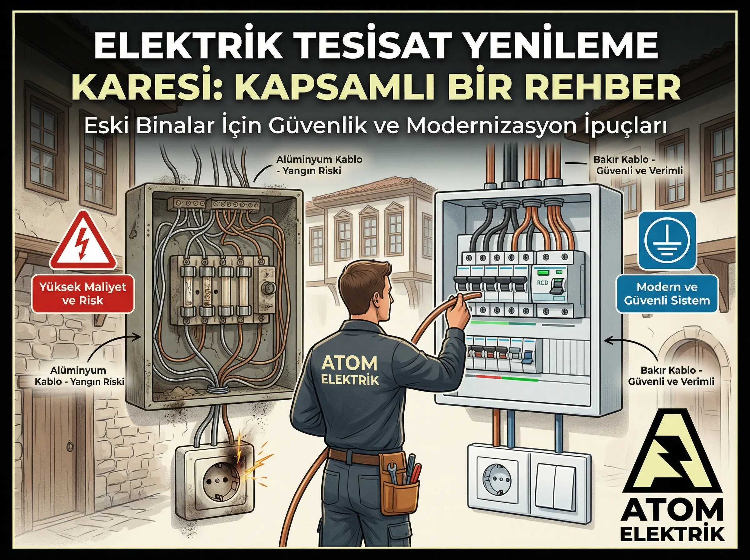 Karesi İlçesinde Elektrik Tesisat Yenileme: Neden ve Nasıl?
