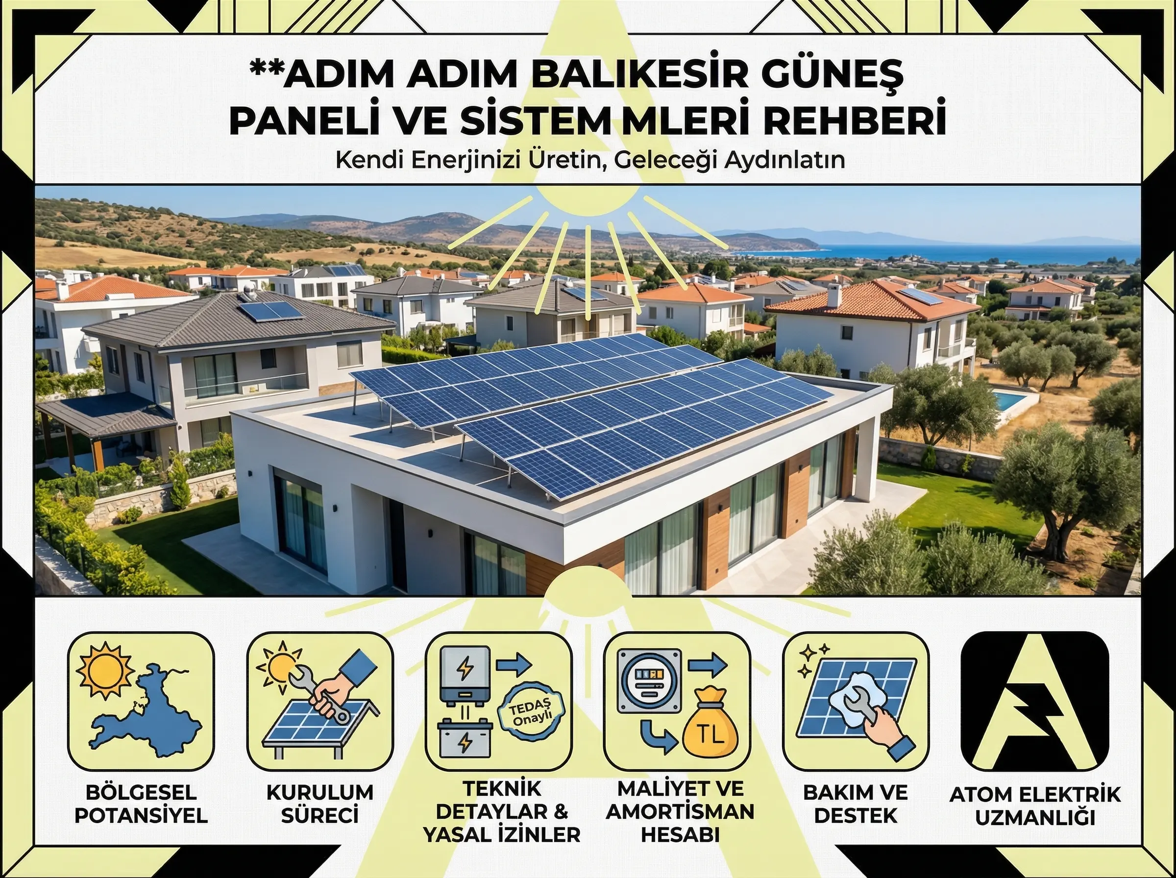 Balıkesir Solar Panel Kurulumu: Güneş Enerjisine Geçiş Rehberi