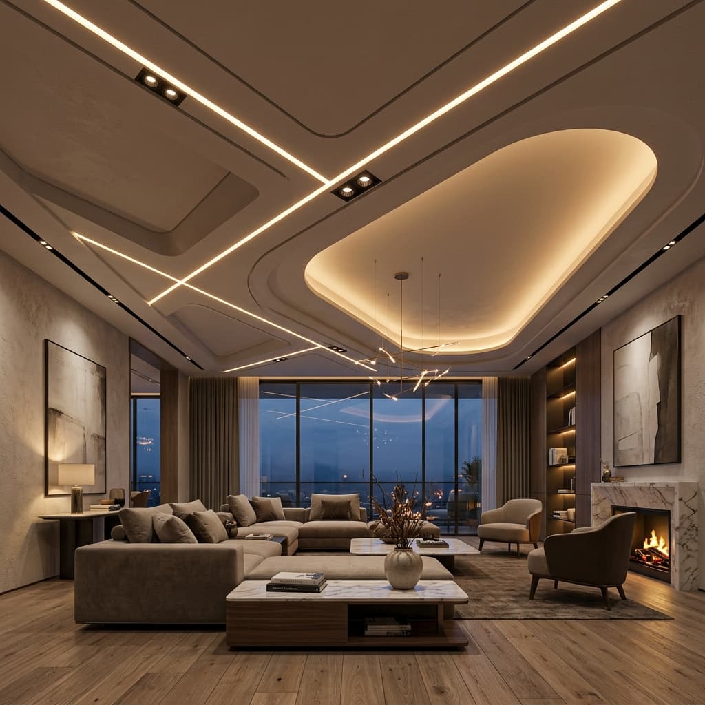2026 Tavan Aydınlatma Rehberi: Lineer Işık, Spot ve Gizli Aydınlatma