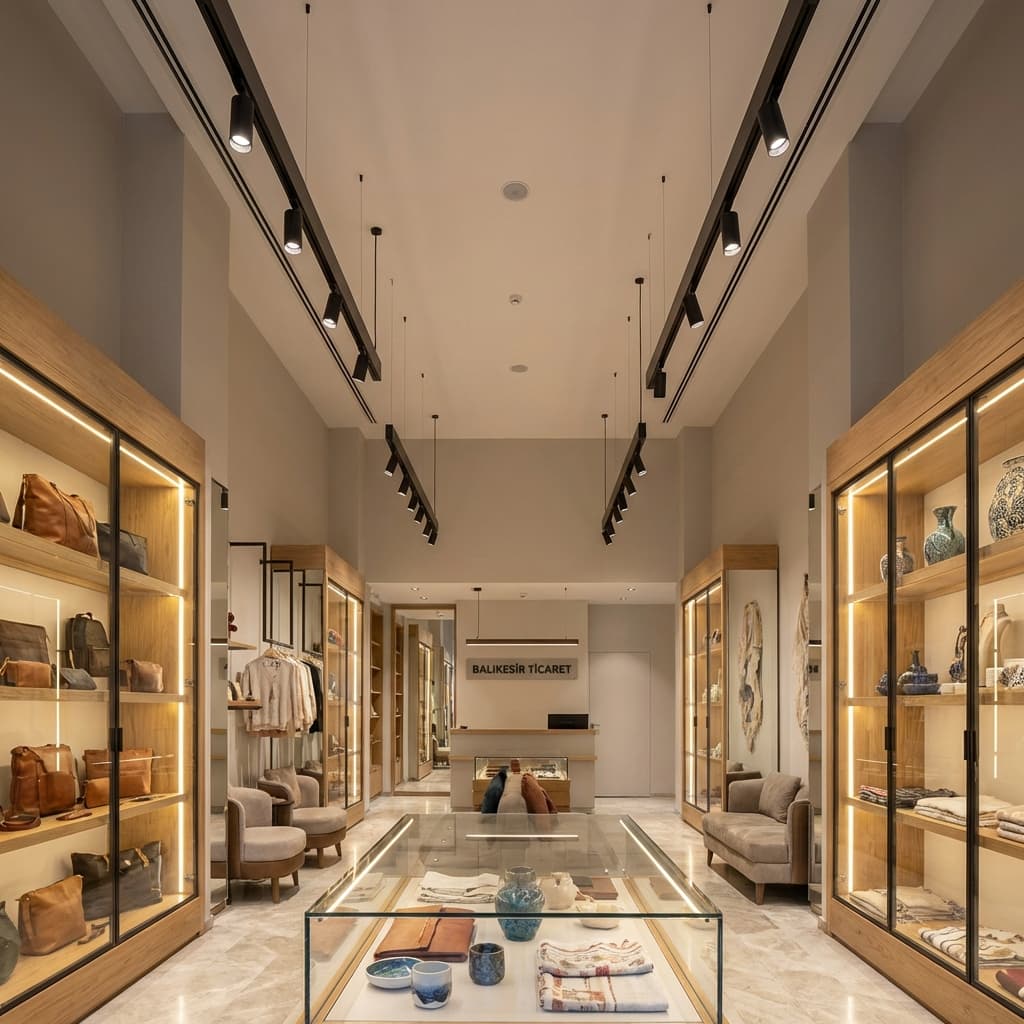 Mağaza ve Vitrin Aydınlatması: Müşterilerinizi Işıkla Karşılayın